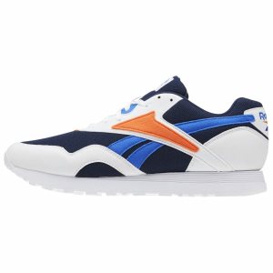 Adidasy Damskie Reebok Rapide MU Białe/Granatowe/Niebieskie/Głęboka Pomarańczowe PL 49NMVBF